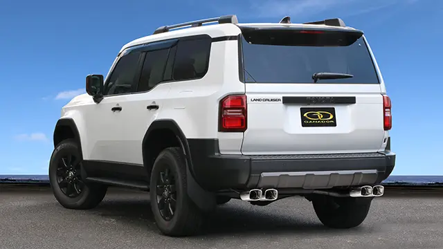 GANADOR Dual Square Tail Muffler for LC250 Gasoline GDS-174