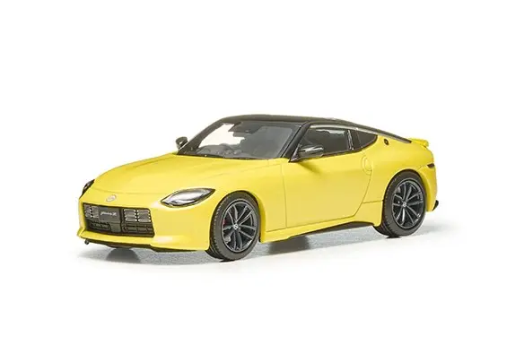 NISSAN FAIRLADY Z 1/43 MODEL CAR Prime Yellow/Super Black