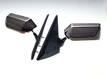 CRAFT SQUARE TOURING COMPETITION Vehicle Specific Mirrors Subra DB