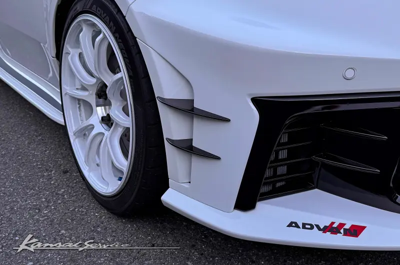 KANSAI FRONT CANARD FIN for Toyota GR Yaris Late Edition