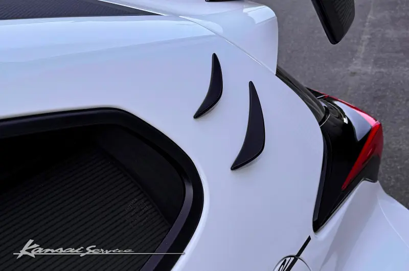 KANSAI REAR CANARD FIN for Toyota GR Yaris Late Edition