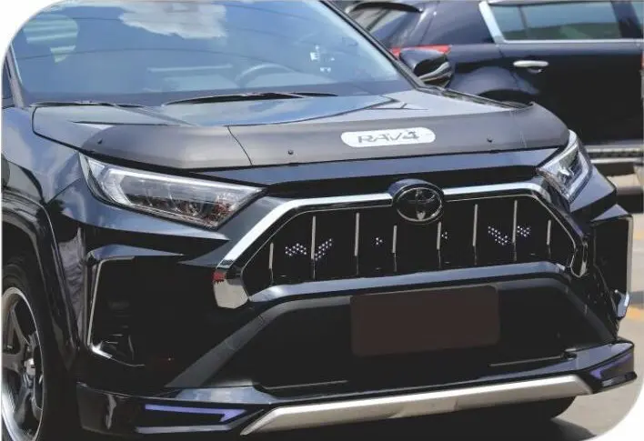 Bug Guard Bonnet Protector Matt Black For Toyota RAV4