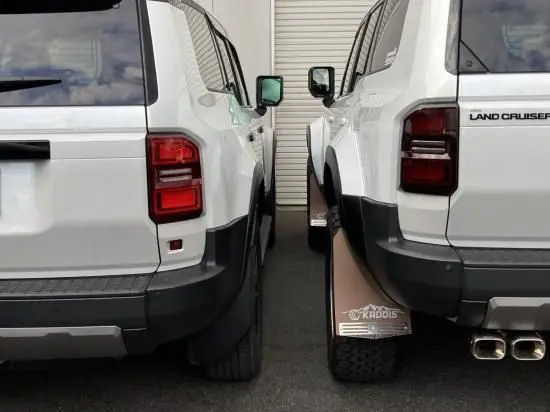 KADDIS Smoked Tail Lens Cover Set for Toyota Land Cruiser 250