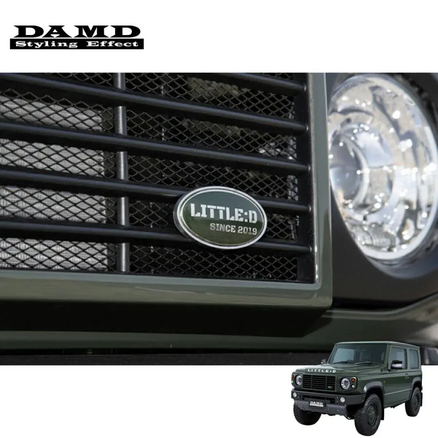 DAMD "little D" OVAL EMBLEM for JIMNY