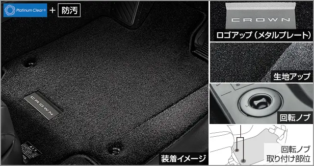 Toyota Genuine Excellent Floor Mats for Toyota Crown Estate 2025~