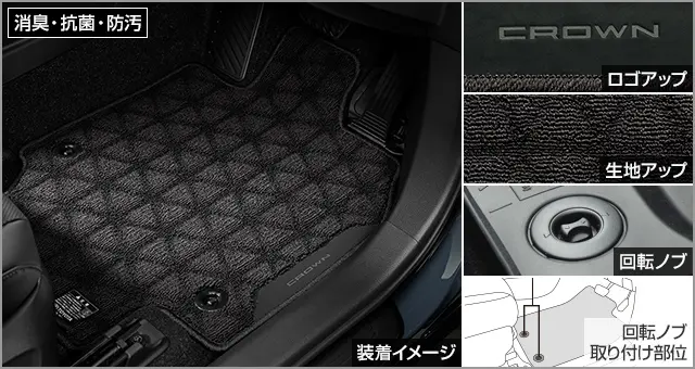 Toyota Genuine Royal Type Floor Mats for Toyota Crown Estate 2025~