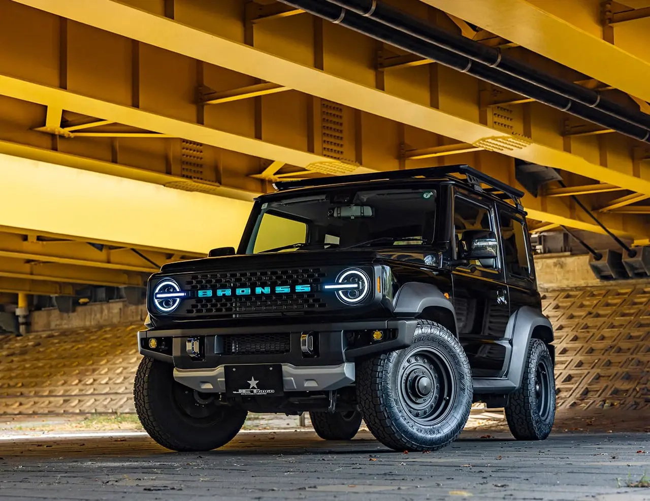 GARAGE ILL BRONSS ILLUMINATION LOGO for JIMNY