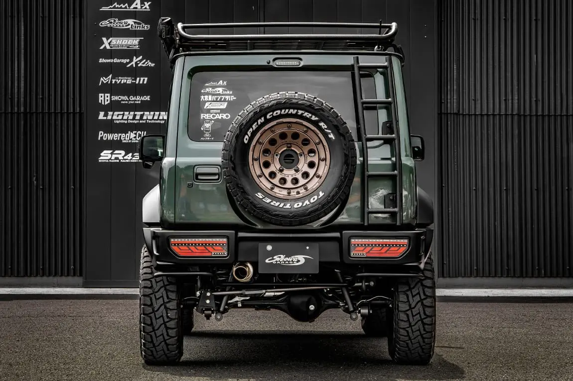 SHOWA GARAGE WIDE ALUMINUM LADDER FOR JIMNY JB64/JB74/JC74