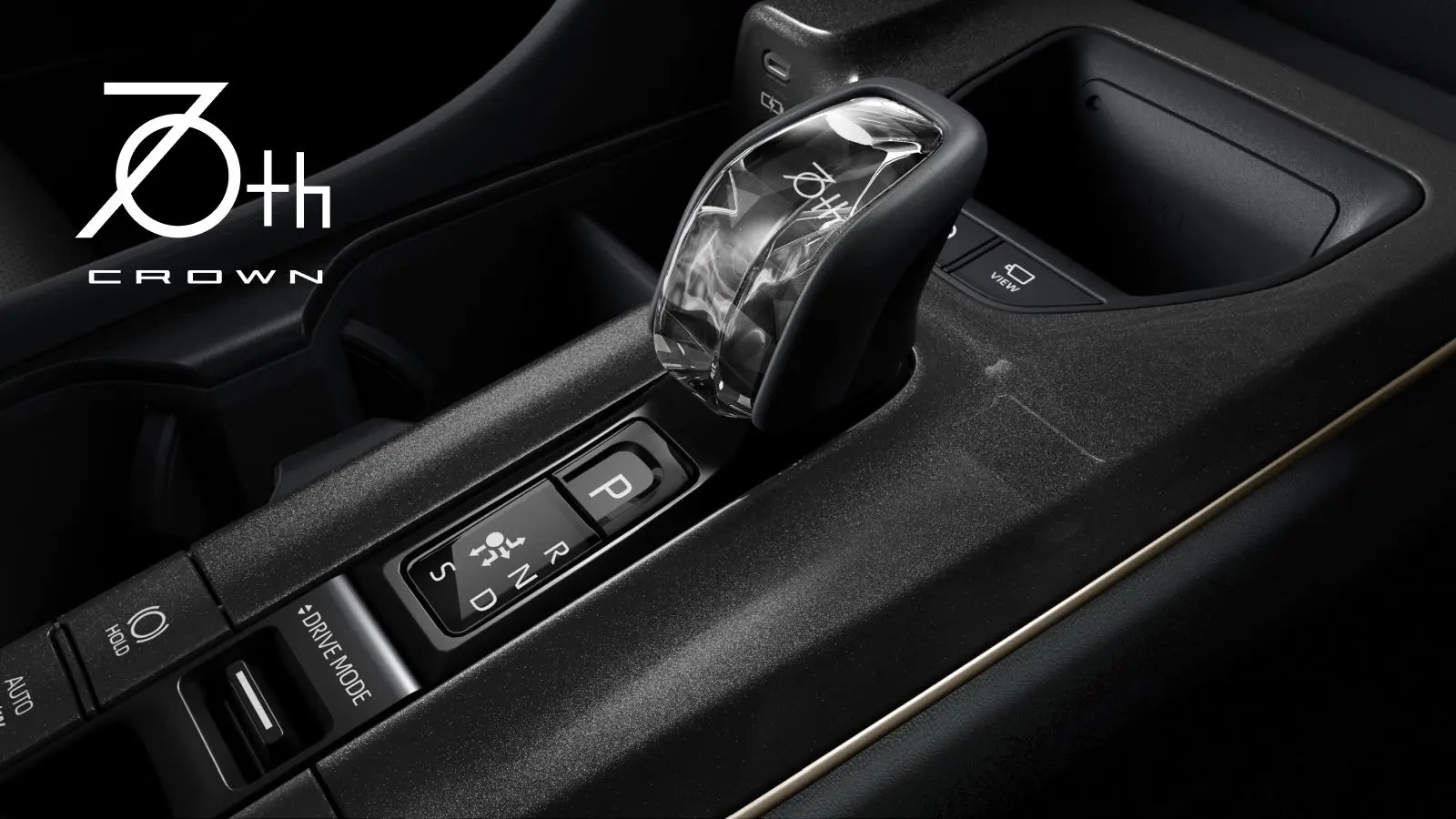 Toyota Genuine 70th Anniversary Premium Shift Knob for Toyota Crown