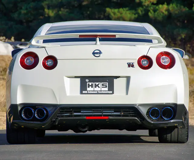 HKS SUPER TURBO MUFFLER EXHAUST SYSTEM FOR NISSAN GT-R R35 31029-AN010