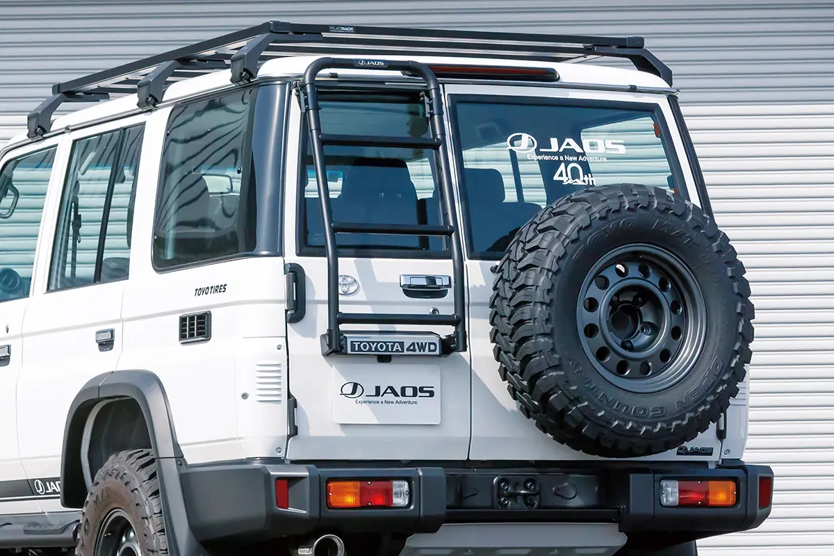 JAOS REAR LADDER AL FOR LANDCRUISER 70 2023~