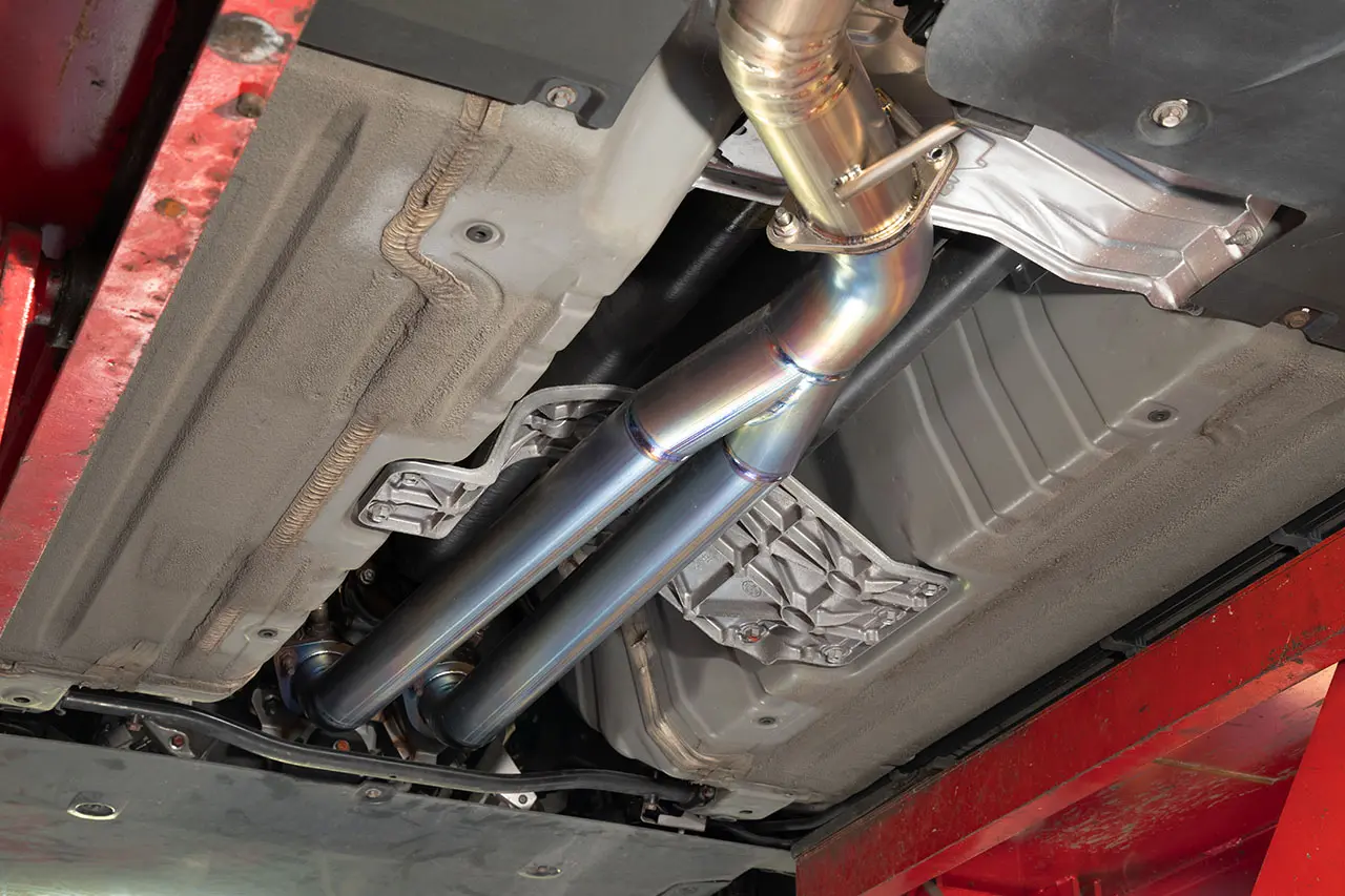 GARAGE ACTIVE (SS-ACTIVE) TITANIUM FRONT PIPE FOR NISSAN R32/R33/R34 GT-R