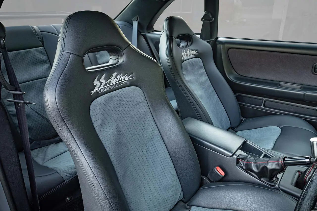 GARAGE ACTIVE (SS-ACTIVE) GENUINE ORIGINAL SEAT COVERS FOR NISSAN R32/R33/R34/R35 GT-R