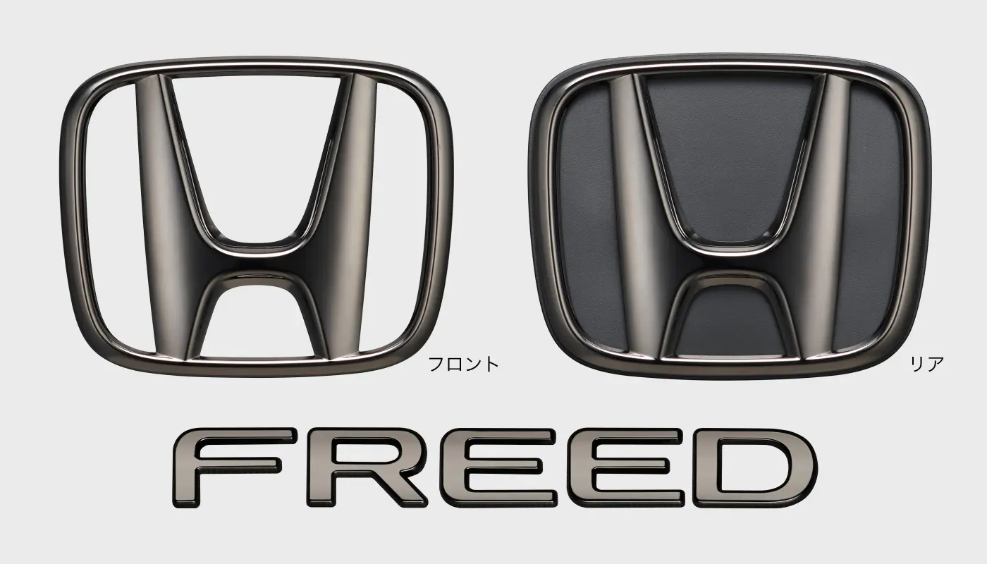 HONDA GENUINE BLACK EMBLEM SET FOR FREED