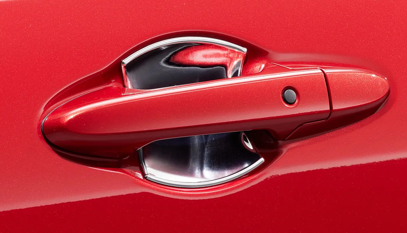 HONDA GENUINE CHROME-PLATED DOOR HANDLE PROTECTION COVERS FOR WR-V
