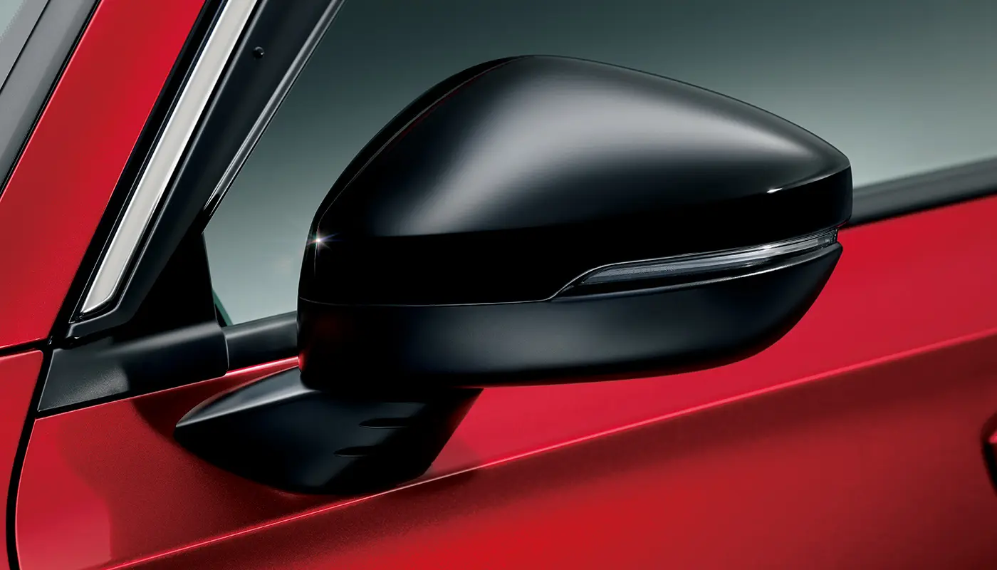 HONDA GENUINE DOOR MIRROR COVERS (BERLINA BLACK) SET FOR CIVIC