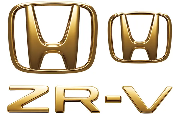 HONDA GENUINE GOLD EMBLEM & BLACK EMBLEM SETS FOR ZR-V