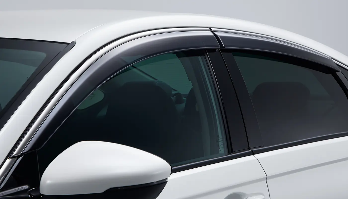 HONDA GENUINE STAINLESS STEEL DOOR VISORS FOR ACCORD 2026