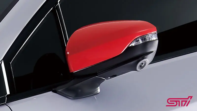 SUBARU GENUINE STI CHERRY RED DOOR MIRROR COVERS FOR WRX S4