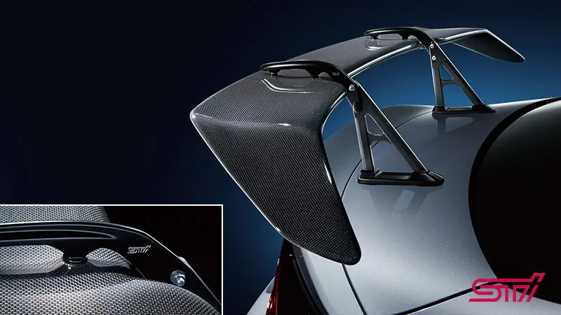 SUBARU GENUINE STI DRY CARBON REAR SPOILER FOR BRZ