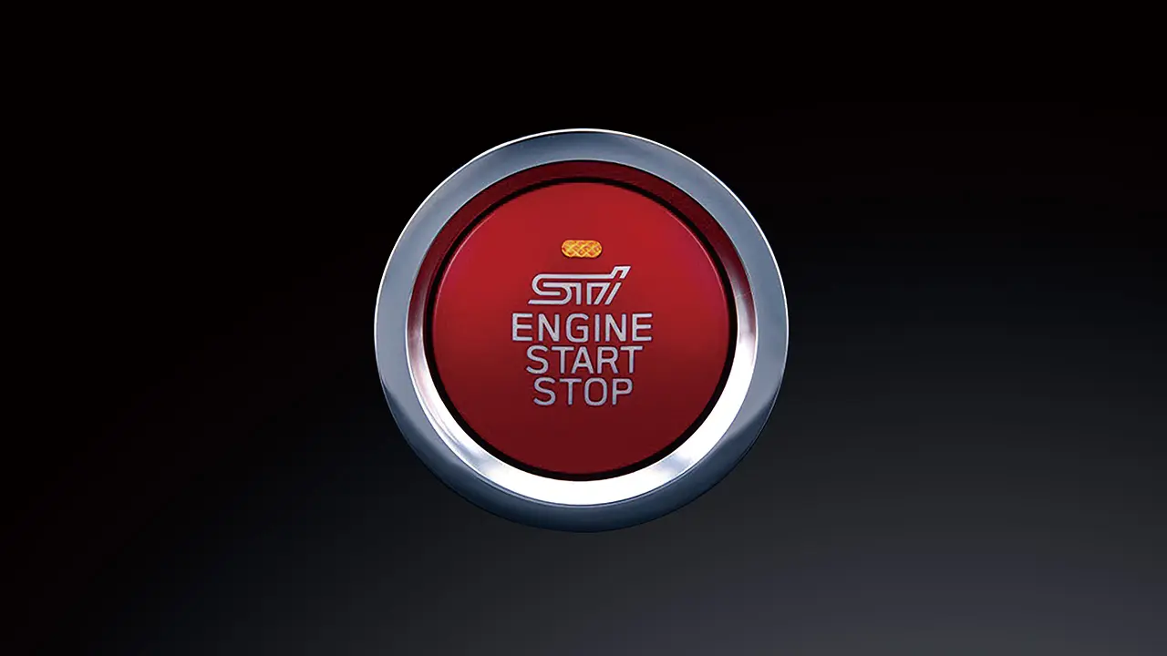 SUBARU GENUINE STI PUSH ENGINE START BUTTON FOR WRX S4