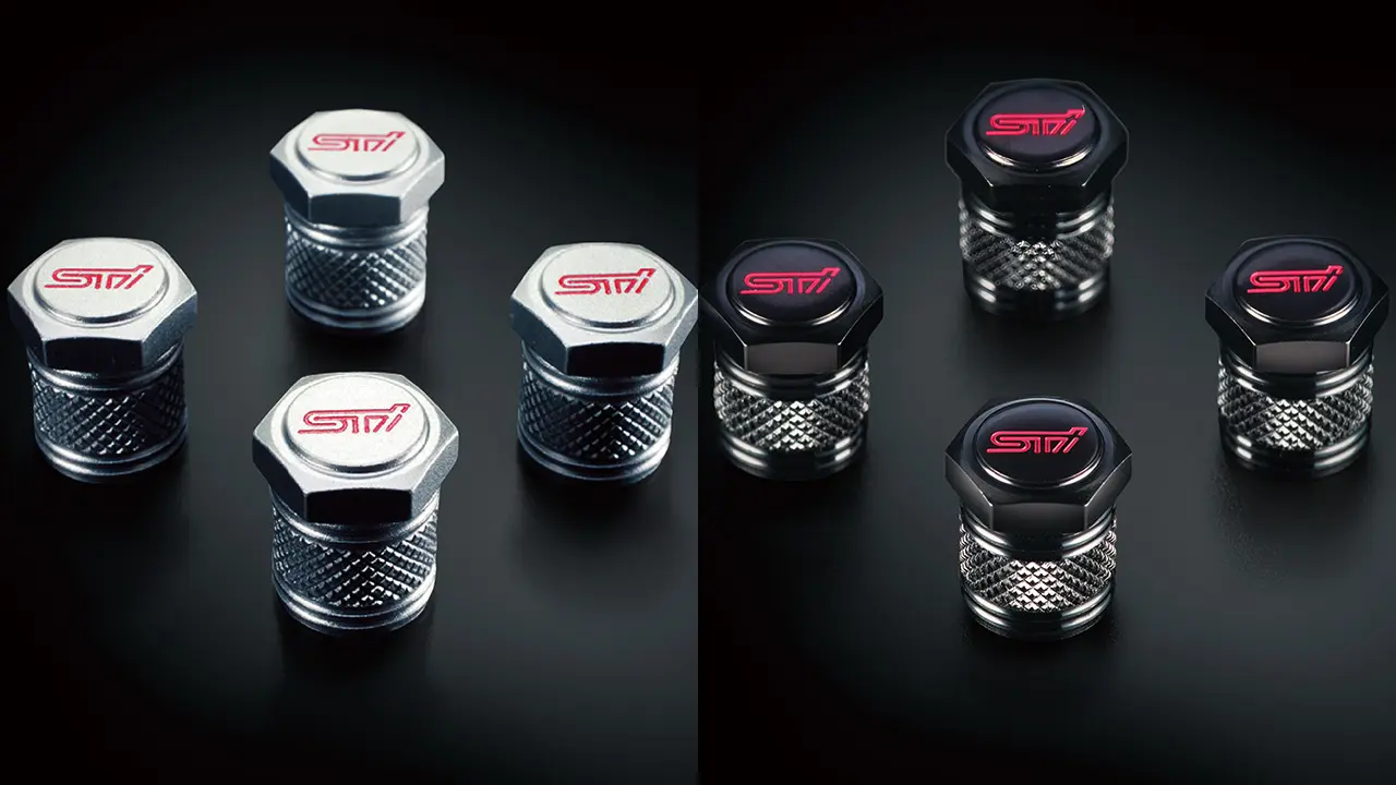 SUBARU GENUINE STI VALVE CAP SET FOR BRZ