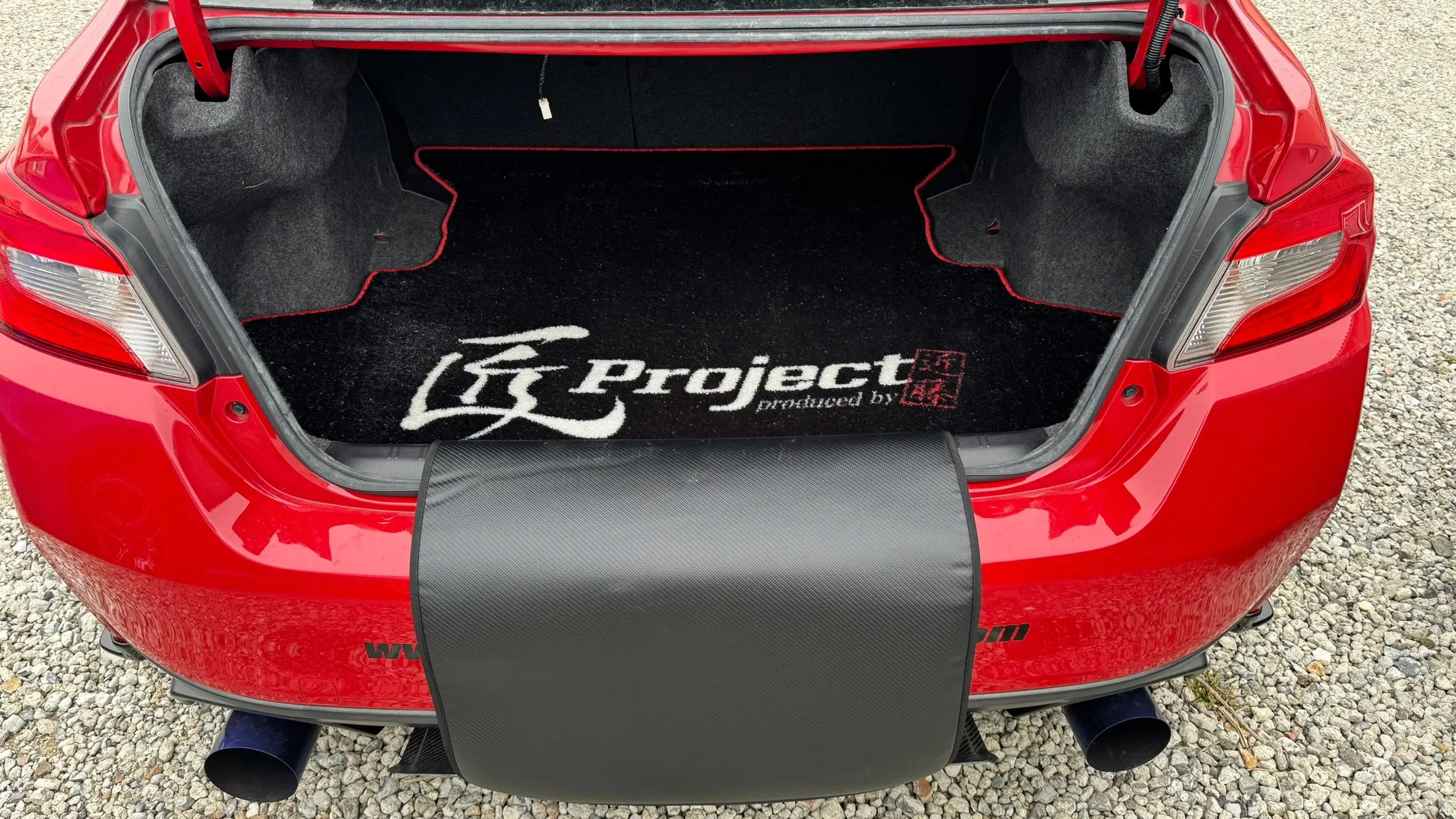 KONDO-ENGINEERING TAKUMI PROJECT LUGGAGE MAT (TRUNK MAT) WITH FOLDING TABS FOR GR86 (ZN8) & BRZ (ZD8)
