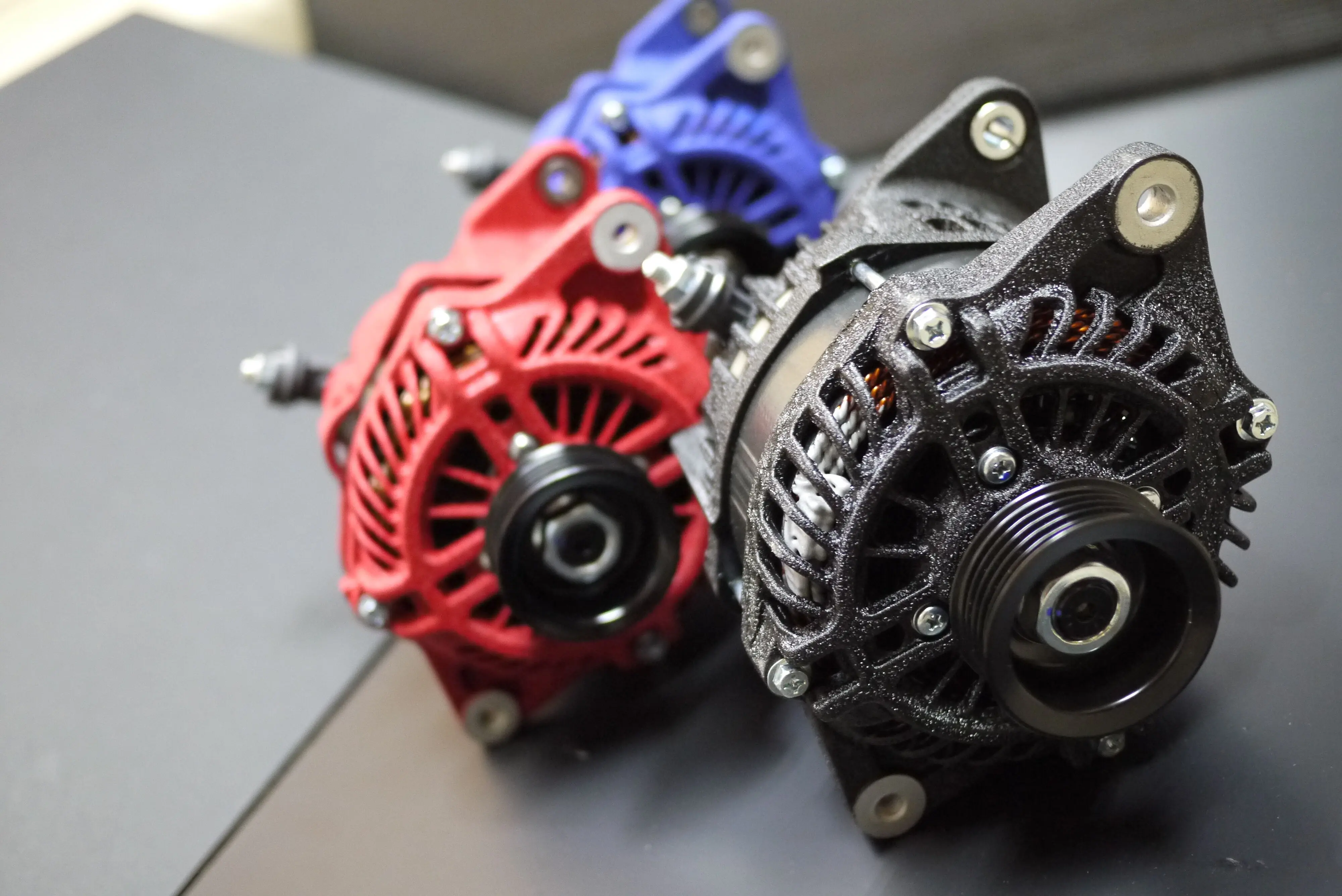 KONDO-ENGINEERING TAKUMI PROJECT WRINKLE REMANUFACTURED HIGH-OUTPUT 120A ALTERNATOR FOR SVX ALCYONE WITH SC LOW RESISTANCE + CRYSTAL PAINT