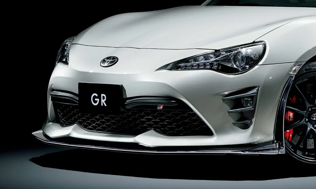 GAZOO Racing Front Spoiler & Bumper Side Fins For Toyota 86