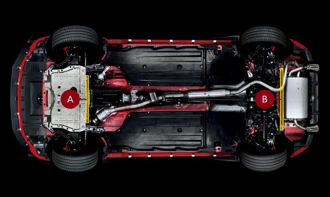 GAZOO Racing Brace Set For Toyota 86