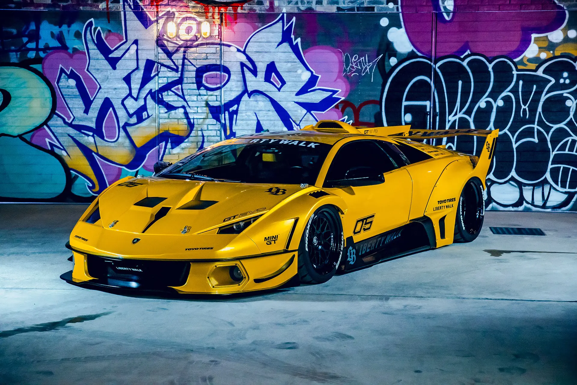 LB-SILHOUETTE WORKS COMPLETE BODY KIT FOR LAMBORGHINI MURCIELAGO GT EVO