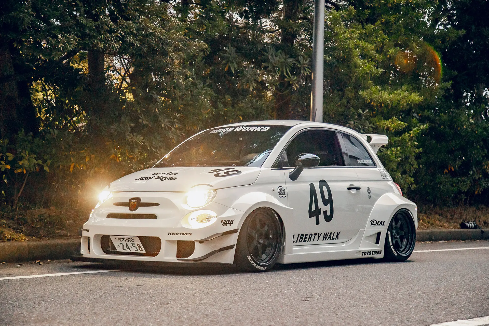 LB-WORKS x ABAS WORKS COMPLETE BODY KIT FOR ABARTH 595