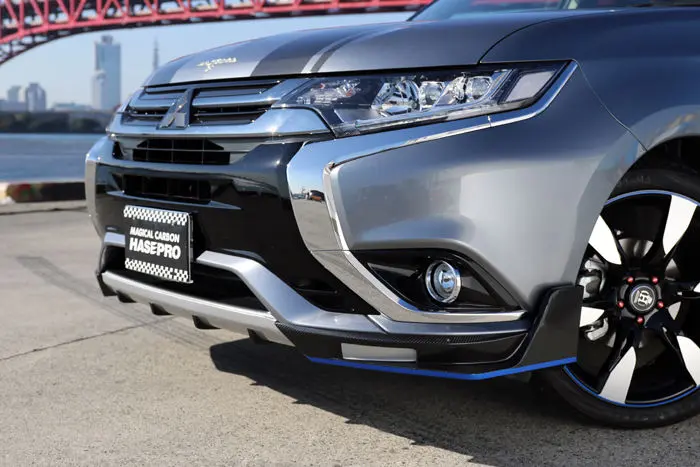 HASEPRO Front Under Spoiler For OUTLANDER PHEV 2015.7~2018.7