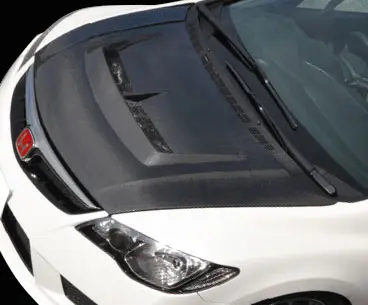 BLOOD SPORTS Carbon Bonnet For Honda CIVIC Type R FD2
