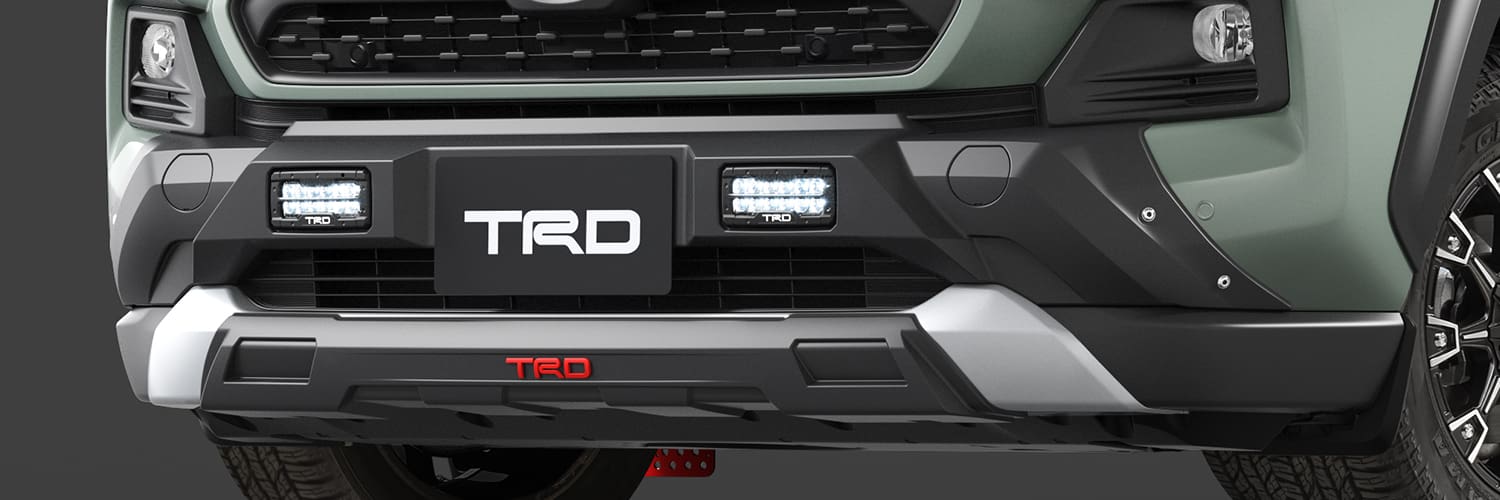 TRD Field Monster Front Bumper Garnish with LED for RAV4