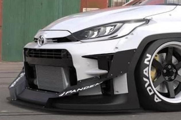 PANDEM ROCKET BUNNY FRONT SPLITTERS FOR TOYOTA GR YARIS