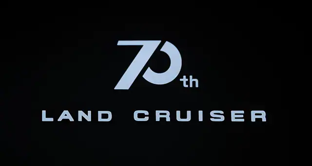 Toyota Genuine Projection Illumination 70th Anniversary for Toyota LAND CRUISER 300