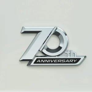 Toyota Genuine 70th Anniversary Emblem for Land Cruiser