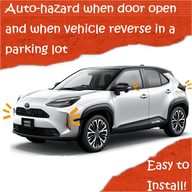 Enlarge Door Open & Reverse Interlocking Auto Hazard For Yaris/Yaris Cross
