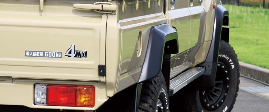 Sunrise Maccee 75mm Rear Over fenders for Land Cruiser 70