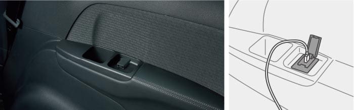 Honda Genuine 3rd Row Side Lining USB charger for Odyssey 2020~2022