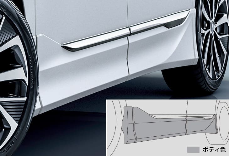 Modellista Aero Side Skirts for Toyota Noah 2022~