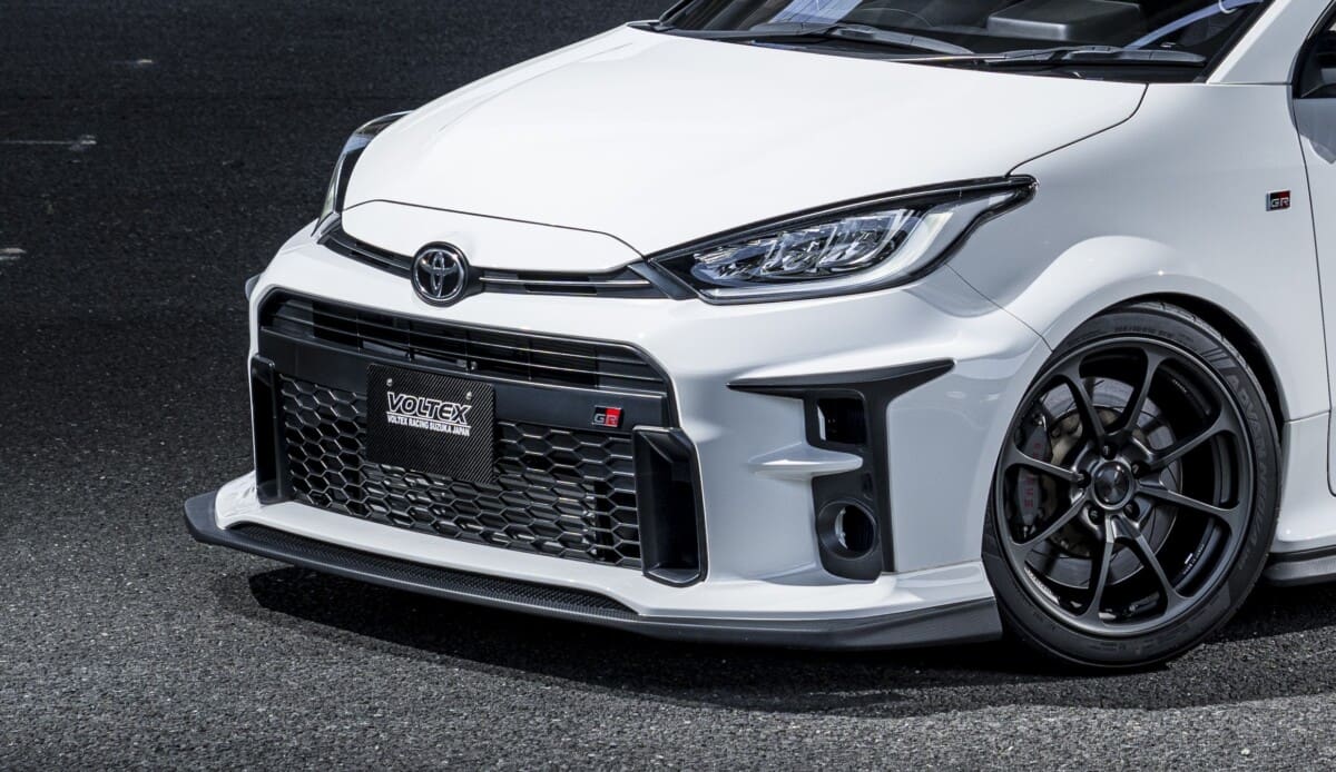 VOLTEX FRP/Carbon Half Front Spoiler for GR Yaris