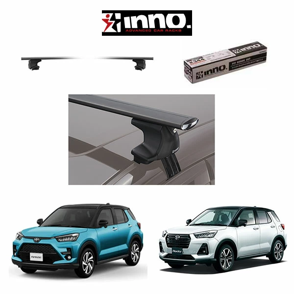 INNO Aero Base System Through Type Carrier Rack for Toyota RAIZE