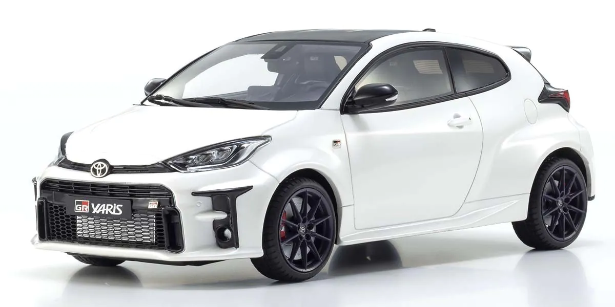 Mini Scale 1/18 GR YARIS Collection Model Car from OttO mobile - White