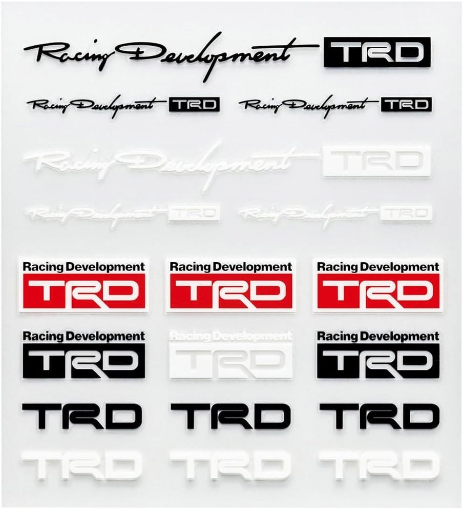 TOYOTA TRD Sportivo Mini Sticker Set A