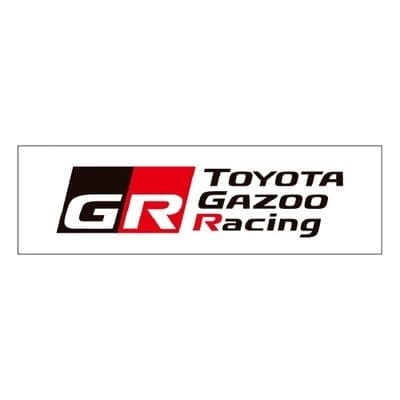 TOYOTA GAZOO Racing White Sticker