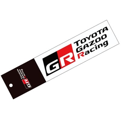 TOYOTA GAZOO Racing Black Cutting Sticker B