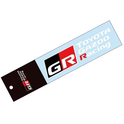 TOYOTA GAZOO Racing White Cutting Sticker B