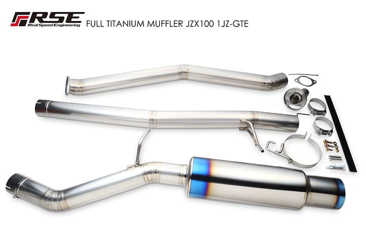 RSE Full Titanium Muffler Kit Chaser for Mark 2 / Cresta JZX100